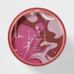 28oz Glass Champagne Candle Light Pink - Opalhouse™ -Home Improvement Store GUEST 02057e90 68e1 4438 a010 8cbd29d85bc6