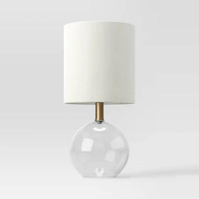 Glass Sphere Mini Table Lamp Clear - Threshold™ 6 Glass Sphere Mini Table Lamp Clear - Threshold™ - Image 4