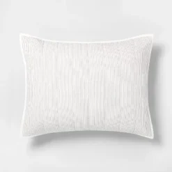 Microstripe Pillow Sham Cream/Gray - Hearth & Hand™ With Magnolia -Home Improvement Store GUEST 0411dbda 7209 43ed bfdf 242b502448e9
