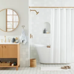 Boucle Stripe Shower Curtain Sour Cream - Hearth & Hand™ With Magnolia -Home Improvement Store GUEST 0bd4ffac f976 4236 9640 31bb8e9ee626