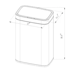 Motion Wastebasket With Liner - Brightroom™ -Home Improvement Store GUEST 0e7e13e3 1c51 4968 9797 f05398706d76