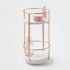 10" X 5.7" Round Metal Countertop Turntable Brass - Brightroom™ -Home Improvement Store GUEST 0f7b8890 6df4 4606 9fa9 246d6098805b