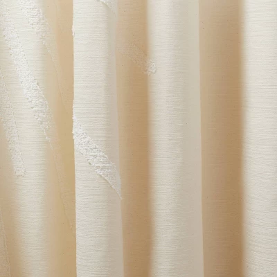 1pc Light Filtering Sunburst Window Curtain Panel Ivory - Opalhouse™ Designed With Jungalow™ 5 1pc Light Filtering Sunburst Window Curtain Panel Ivory - Opalhouse™ Designed With Jungalow™ - Image 3