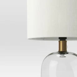 Glass Cylinder Mini Table Lamp With Open Base Clear - Threshold™ -Home Improvement Store GUEST 1f14c873 4b74 4c73 a623 c80d2dde31a2