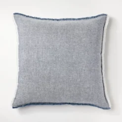 Oversized Reversible Linen Square Throw Pillow With Frayed Edges - Threshold™ Designed With Studio McGee -Home Improvement Store GUEST 203bd06b aca7 4221 8c6f 8e72bb86ebc1