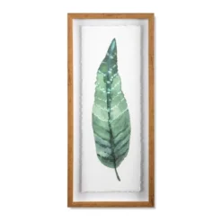 (Set Of 3) 28"x12" Framed Leaves Decorative Wall Art White - Threshold™ -Home Improvement Store GUEST 214fdd58 752e 4cd5 99b6 07b5a2d55b3e