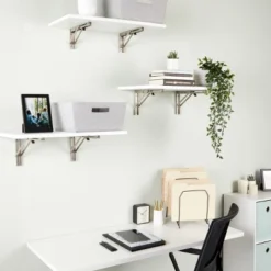 Built Industrial 2 Pack Folding L Wall Shelf Bracket, 10 Inch Collapsible Hardware With Locking Hinge For Garage Shelves, Holds 120lbs 12 Built Industrial 2 Pack Folding L Wall Shelf Bracket, 10 Inch Collapsible Hardware With Locking Hinge For Garage Shelves, Holds 120lbs -Home Improvement Store GUEST 287cb2e8 070c 48d4 bea1 4033a2fb6480