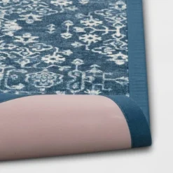 Vintage Print Comfort Rug Blue - Threshold™ -Home Improvement Store GUEST 2f4d2ac9 00f5 42f5 a160 ae82fb4083c6