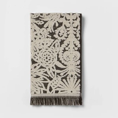 Allover Pattern Towels Black/White - Opalhouse 7 Allover Pattern Towels Black/White - Opalhouse - Image 5