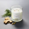 Clear Glass Santal & Ginger Candle White - Threshold™ Designed With Studio McGee 1 Clear Glass Santal & Ginger Candle White - Threshold™ Designed With Studio McGee -Home Improvement Store GUEST 317bcb5d 3528 47d5 a99a 5c2e256c5707