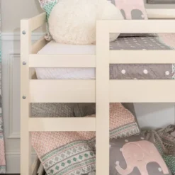 Twin Over Twin Indy Solid Wood Low Bunk Bed - Saracina Home -Home Improvement Store GUEST 32ed9e38 4f0a 4624 8239 bbf00adabaf2