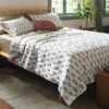 Voile Woodblock Printed Quilt Ivory - Threshold™ -Home Improvement Store GUEST 344c4986 314e 4ab8 bfb0 0a61c564f52d