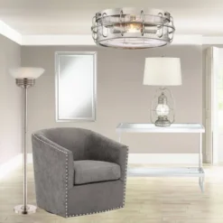 Possini Euro Design Light Blaster Art Deco Torchiere Floor Lamp 72 1/2" Tall Brushed Nickel LED Frosted Glass Bowl Shade For Living Room Bedroom House 15 Possini Euro Design Light Blaster Art Deco Torchiere Floor Lamp 72 1/2" Tall Brushed Nickel LED Frosted Glass Bowl Shade For Living Room Bedroom House -Home Improvement Store GUEST 37116d73 80ee 4df9 9182 e7a665c0400b