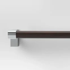 Dark Faux Wood Curtain Rod Nickel - Threshold™ 8 Dark Faux Wood Curtain Rod Nickel - Threshold™ -Home Improvement Store GUEST 3f1572b1 fc3d 4ce8 8600 dec628aa2d09