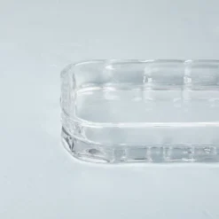 5"x9" Sculpted Glass Vanity Tray Clear - Hearth & Hand™ With Magnolia -Home Improvement Store GUEST 48796d66 4831 4c84 a62e 12bb89995810