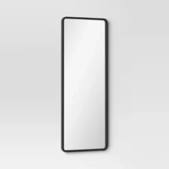 22" X 60" Rounded Corner Wood Leaner Mirror - Threshold™ -Home Improvement Store GUEST 4bb0fcc4 c510 47f9 92df f5b3f776f7c7