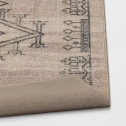 Hancock Distressed Center Motif Rug Beige - Threshold™ -Home Improvement Store GUEST 4bbd6258 398e 4e4d aeee d99a96f344f3