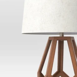 Large Wood Geo Assembled Table Lamp - Threshold™ -Home Improvement Store GUEST 4e826a9e 70e6 444a b5c1 561396ae69fb