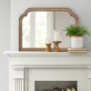 36" X 26" French Country Mantle Wood Mirror Natural - Threshold™ -Home Improvement Store GUEST 4e87bb24 bf24 4e6a 8a30 c8b4a0959b21