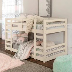 Twin Over Twin Indy Solid Wood Low Bunk Bed - Saracina Home -Home Improvement Store GUEST 4f052a60 3845 4f84 91b9 34fbe3eba04e