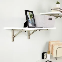 Built Industrial 2 Pack Folding L Wall Shelf Bracket, 10 Inch Collapsible Hardware With Locking Hinge For Garage Shelves, Holds 120lbs 13 Built Industrial 2 Pack Folding L Wall Shelf Bracket, 10 Inch Collapsible Hardware With Locking Hinge For Garage Shelves, Holds 120lbs -Home Improvement Store GUEST 555ad0b8 e83d 42c4 af02 5dfe3c43b4ec