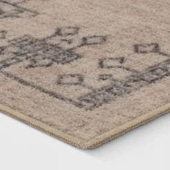 Hancock Distressed Center Motif Rug Beige - Threshold™ -Home Improvement Store GUEST 573de34e 819c 4f1c a535 dea52b070ef3