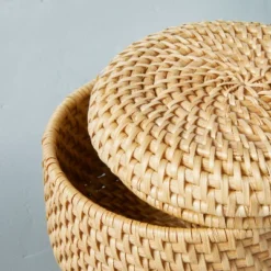 Woven Basket With Lid Natural - Hearth & Hand™ With Magnolia 9 Woven Basket With Lid Natural - Hearth & Hand™ With Magnolia -Home Improvement Store GUEST 5771aee5 3de9 4b2d 8eea 1b818536233b