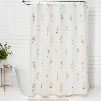 Botanical Floral Shower Curtain - Threshold™ 3 Botanical Floral Shower Curtain - Threshold™