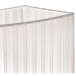 360 Lighting Cube Modern Accent Table Lamp 19 3/4" High White Ribbon Fabric Shade For Bedroom Living Room Bedside Nightstand Office Kids Family House -Home Improvement Store GUEST 5d009248 8a65 44f6 90e4 a7a100090e57