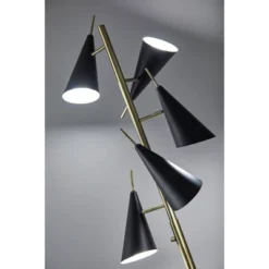 71.5" Owen Tree Lamp Black - Adesso -Home Improvement Store GUEST 6340ca06 1f25 4cb4 9459 d3f203880f04