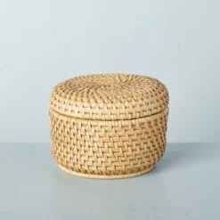 Woven Basket With Lid Natural - Hearth & Hand™ With Magnolia 11 Woven Basket With Lid Natural - Hearth & Hand™ With Magnolia -Home Improvement Store GUEST 66a4f642 06e1 4c92 934e 2dcb97d900b7