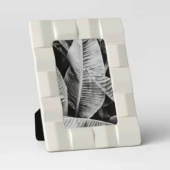 Stoneware Table Frame Matte Cream - Threshold™ -Home Improvement Store GUEST 676e4981 ef05 4966 a96d 80bc66acb04a