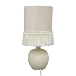 Small Table Lamp With Fringe Shade Off-White (Includes LED Light Bulb) - Opalhouse™ Designed With Jungalow™ -Home Improvement Store GUEST 6a5a28fb 40e2 4ccf aad5 699d151bc234