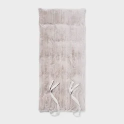 Luxe Channel Faux Fur Lounge Pillow Light Gray - Threshold™ -Home Improvement Store GUEST 6b4540a7 e802 4a72 9e74 ec8cd0ced3ce