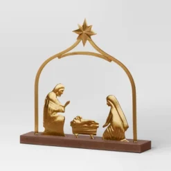 3pc Metal Christmas Nativity Scene Figurine Set - Wondershop™ Gold -Home Improvement Store GUEST 6f71a657 af48 4636 9ecb 15d0d7e15980