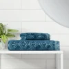 Plush Scallop Towel Teal Blue - Threshold™ -Home Improvement Store GUEST 71451cf9 d361 40c4 82f7 ce5e7c72c5f3