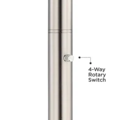 Possini Euro Design Light Blaster Art Deco Torchiere Floor Lamp 72 1/2" Tall Brushed Nickel LED Frosted Glass Bowl Shade For Living Room Bedroom House 12 Possini Euro Design Light Blaster Art Deco Torchiere Floor Lamp 72 1/2" Tall Brushed Nickel LED Frosted Glass Bowl Shade For Living Room Bedroom House -Home Improvement Store GUEST 739e6cc9 5288 4837 b117 bf279c8a9867