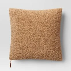Oversized Teddy Boucle Toss Square Throw Pillow - Threshold™ -Home Improvement Store GUEST 77449c5a 0a18 403e 83a5 7f14edefb080
