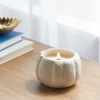 12oz Brushed Abstract Pumpkin Ceramic With Woodwick And Dustcover Dried Leaves + Hickory Candle - Threshold™ -Home Improvement Store GUEST 7d91ce14 7ba3 41b6 a71f 038ed8099dba