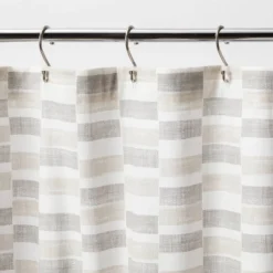 Colorblock Shower Curtain Gray - Threshold™ -Home Improvement Store GUEST 808b8498 a6d4 4d3d 8557 2d08c9c8e521
