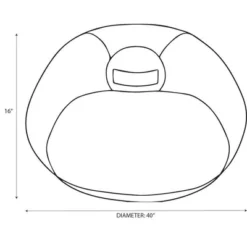XL Fuzzy Kids' Bean Bag Cream - Pillowfort™ -Home Improvement Store GUEST 85caa259 fee0 4128 8f84 a6c301573fe4
