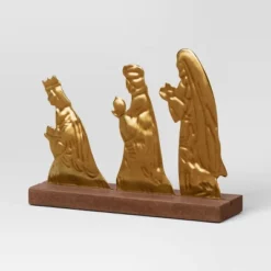 3pc Metal Christmas Nativity Scene Figurine Set - Wondershop™ Gold -Home Improvement Store GUEST 93fcd2f3 984d 4877 893e 02fc8f94efa5