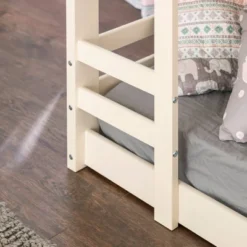 Twin Over Twin Indy Solid Wood Low Bunk Bed - Saracina Home -Home Improvement Store GUEST 96183bcc 8292 40fe 8e74 beec5d91051a