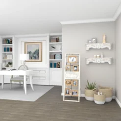 Wood 6 Slot Wall Photo Frame With Floor Stand Brown - Olivia & May -Home Improvement Store GUEST 96a3664a 3084 49c8 bfe3 8cc2c1a3714c