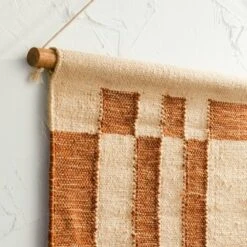 24" X 36" Hand Woven Jute/Polyester Wall Art With Wooden Dowel - Threshold™ -Home Improvement Store GUEST 97f48457 4e1f 4c9e 9aea 6019a16a2481