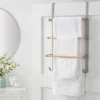 Over The Door Tiered Towel Rack With Wood - Brightroom™ -Home Improvement Store GUEST 98778a7f 8e0c 4c4a 9552 90944b50a1f8