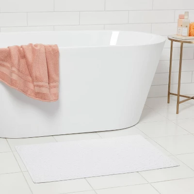 20"x32" Snow Leopard Bath Mat White - Threshold™ 3 20"x32" Snow Leopard Bath Mat White - Threshold™