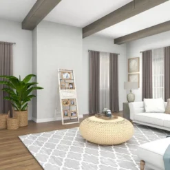 Wood 6 Slot Wall Photo Frame With Floor Stand Brown - Olivia & May -Home Improvement Store GUEST 9b795078 94be 4cbf 92e8 14d33a54c41c