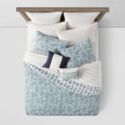 12pc Reversible Paisley Print Comforter & Sheets Set Blue/Dark Teal Blue - Threshold™ 14 12pc Reversible Paisley Print Comforter & Sheets Set Blue/Dark Teal Blue - Threshold™ -Home Improvement Store GUEST 9eb5e977 db82 4df3 a04c 4deda73e12e8