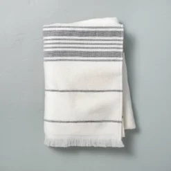 Multistripe Bath Towels Cream/Gray - Hearth & Hand™ With Magnolia 13 Multistripe Bath Towels Cream/Gray - Hearth & Hand™ With Magnolia -Home Improvement Store GUEST a3ab88f0 8654 425b a1f7 f62caee554f1